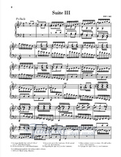 English Suite III in g minor - BWV 808